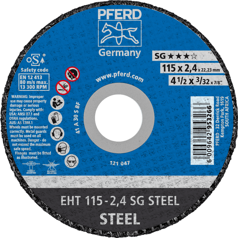 STEEL CUTTING EHT 115 - 2,4 A 30 (SG-ELASTIC)