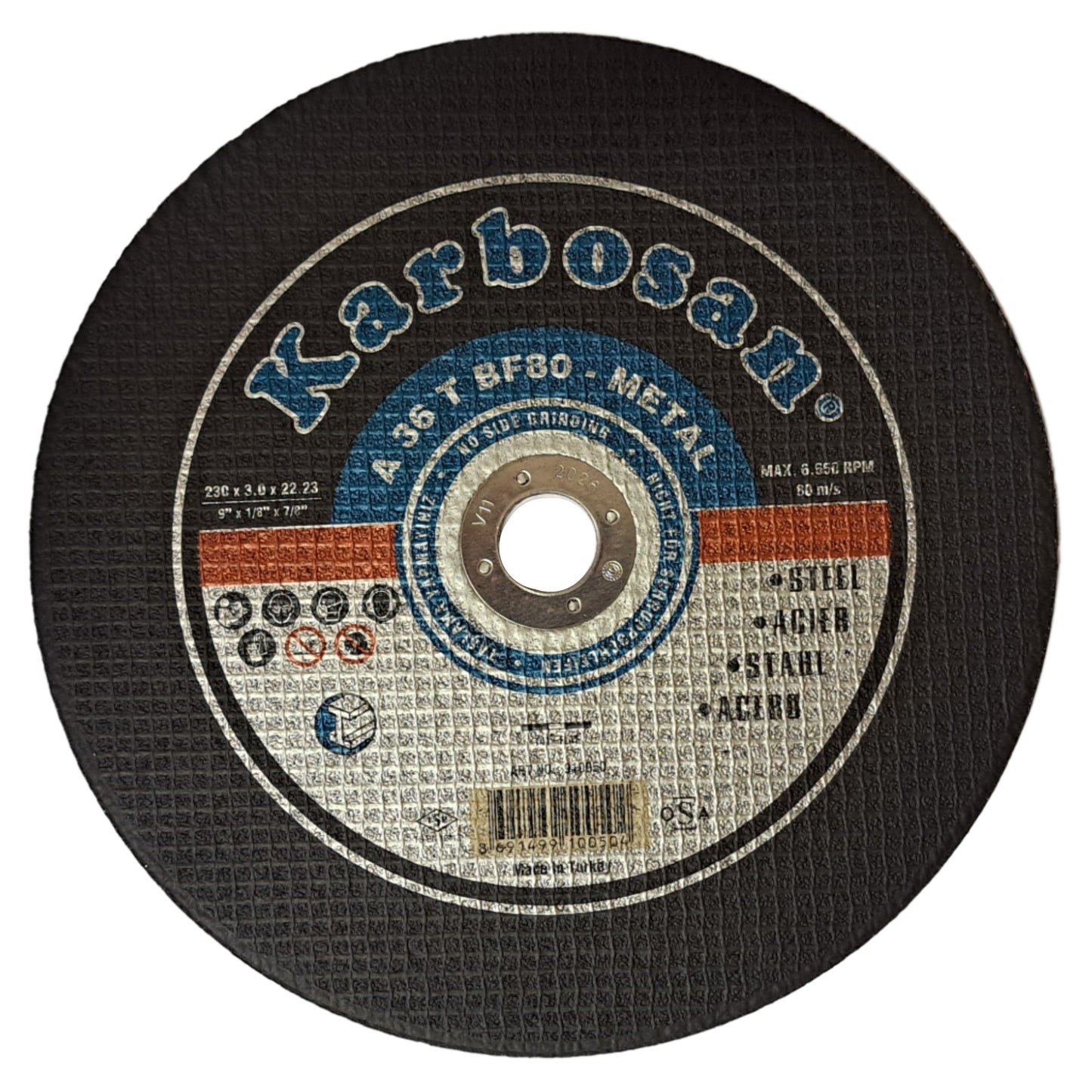 KARBOSAN METAL CUTTING DISC 230 X 3 X 22