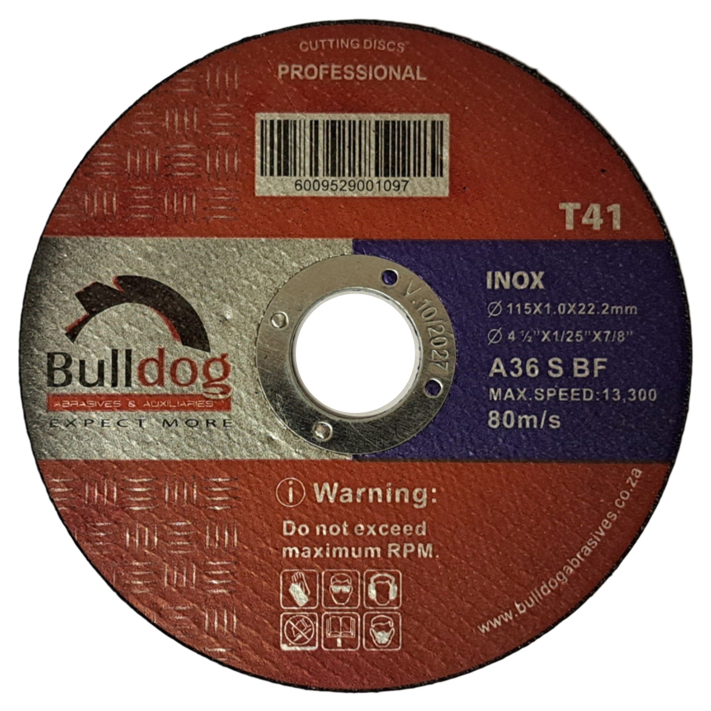 BULLDOG 115 X 1 X 22MM PROF CUTTING