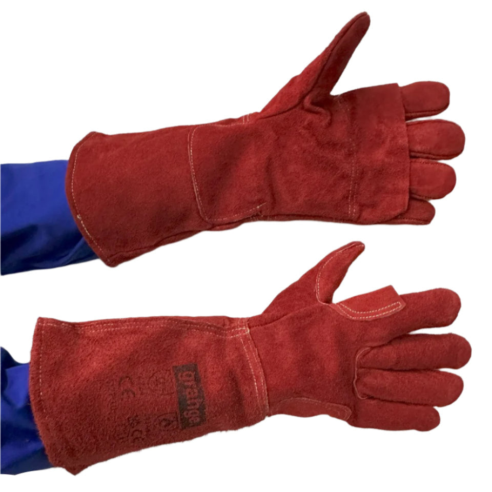 GLOVES HEAT RED, KEVLAR THREAD (SUPERIOR) - 200MM