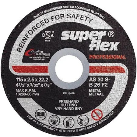 STEEL CUTTING PROF. - 115 X 2.5 X 22.2 (S.FLEX)