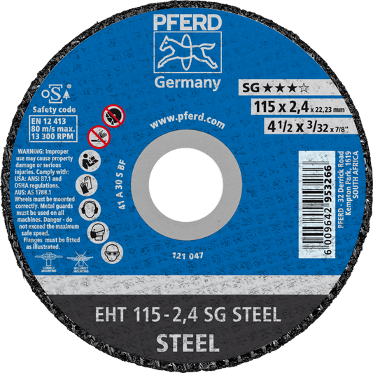 STEEL CUTTING   EHT 115 - 2,4  A 30   (SG-ELASTIC)