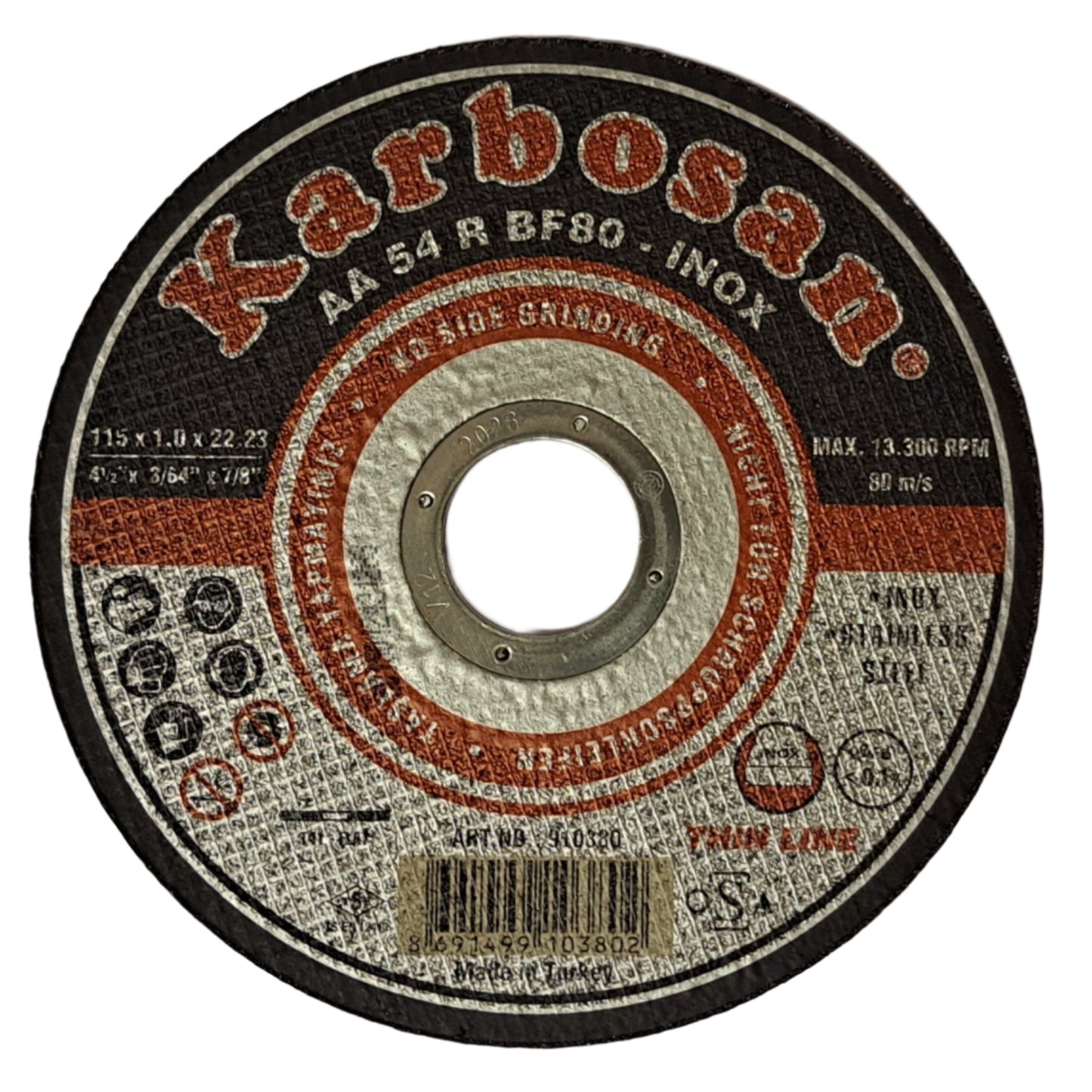 SLIMLINE CUTTING DISC 115 X 1 KARBOSAN