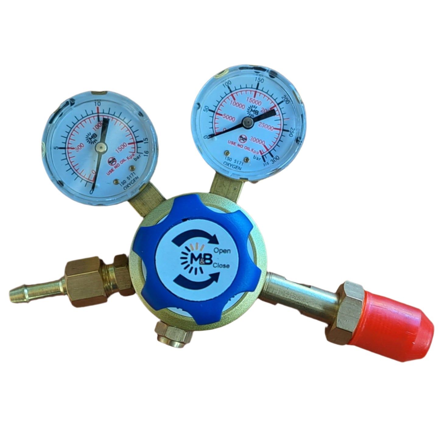REGULATOR OXYGEN, MP 80 M/DUTY- SINGLE STAGE(M&B)