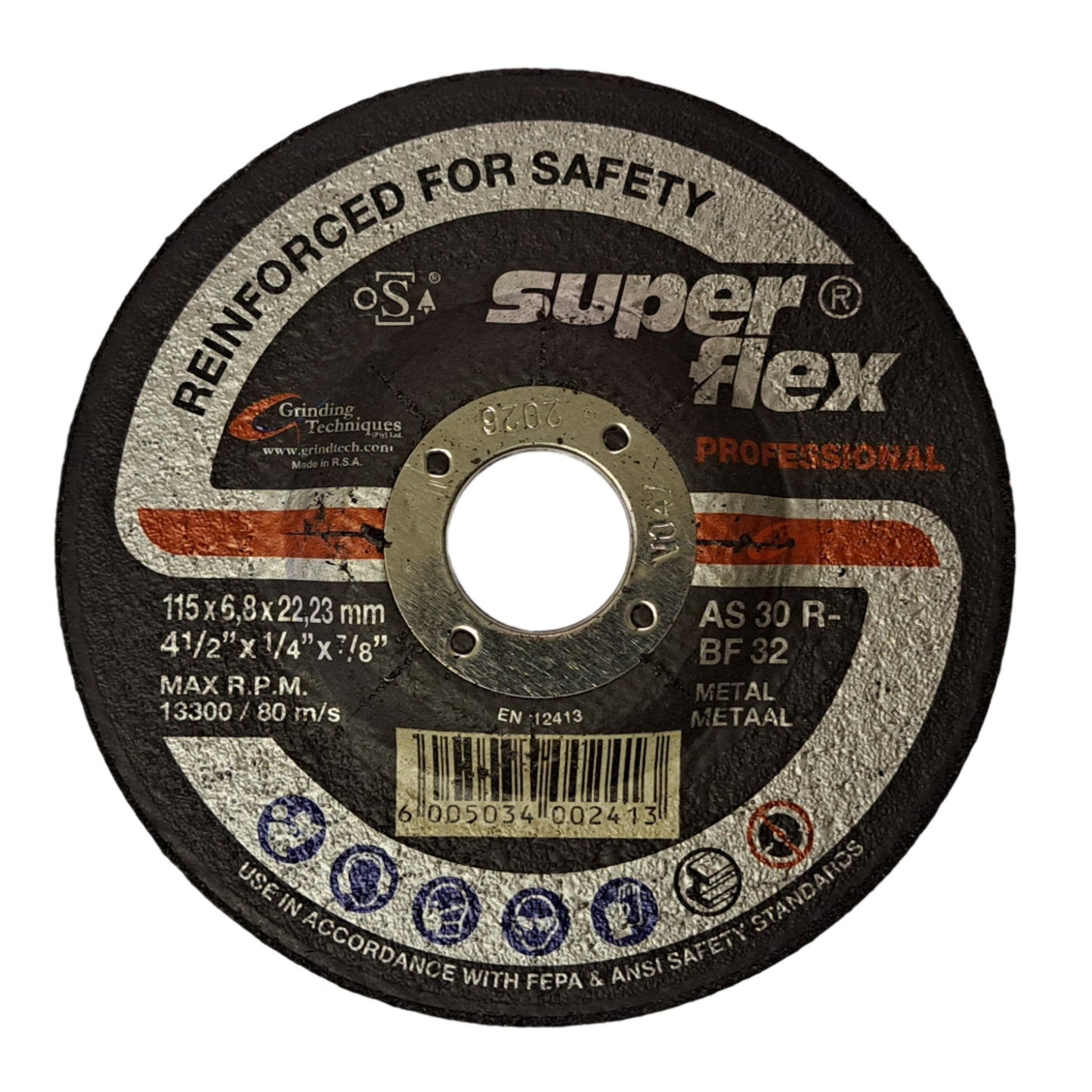 STEEL GRIND STAND.- 115 X6.8 X 22.2 (D/C) (S.FLEX)
