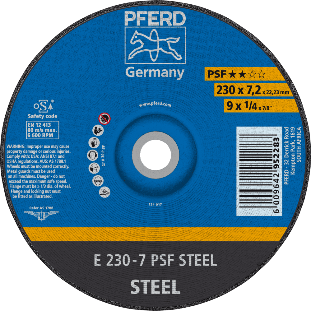 STEEL GRINDING   E 230 - 7 A 24       (SG-ELASTIC)