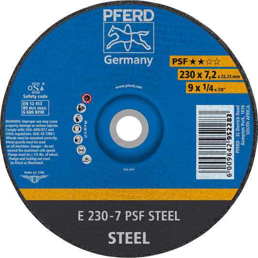 STEEL GRINDING   E 230 - 7 A 24       (SG-ELASTIC)