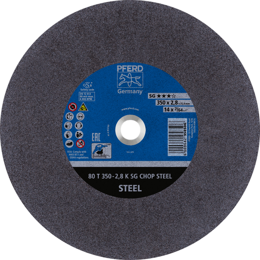 STEEL CUT-OFF- 80 T 350 - 2,8  25.4(SG-CHOP PFERD)