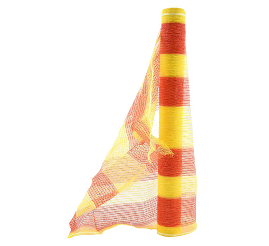 BARRIER NETTING – YELLOW & ORANGE (50MTR ROLL)